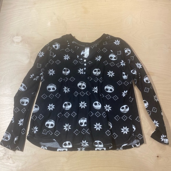 Nightmare Before Christmas Long Sleeve Sleepware Top 2X (GA) - Picture 6 of 14